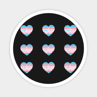 A Trans Person Peed Here - Sticker Sheet Magnet